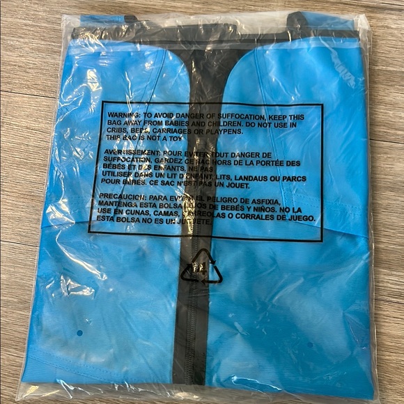 Amazon Flex / DSP Delivery Driver reflective Blue Safety Zip-Up Vest XL - Picture 5 of 7